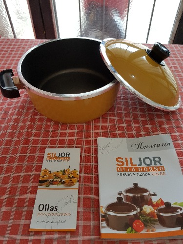 olla siljor c/ tapa 4,7 lts. antiadherente (tipo essen) – modelo 54500