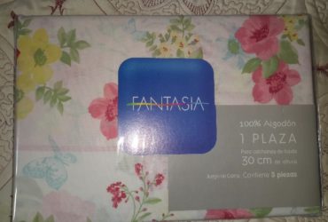 vendo sábanas fantasía plus 1 plaza 132 hilos