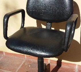 sillas neumáticas ,tapizadas giratorias