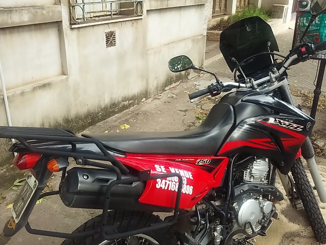 vendo yamaha xtz 250 2013 con accesorios varios, cubiertas nuevas, bi-xenon, negociable, 54.000km, lista para viajar.-