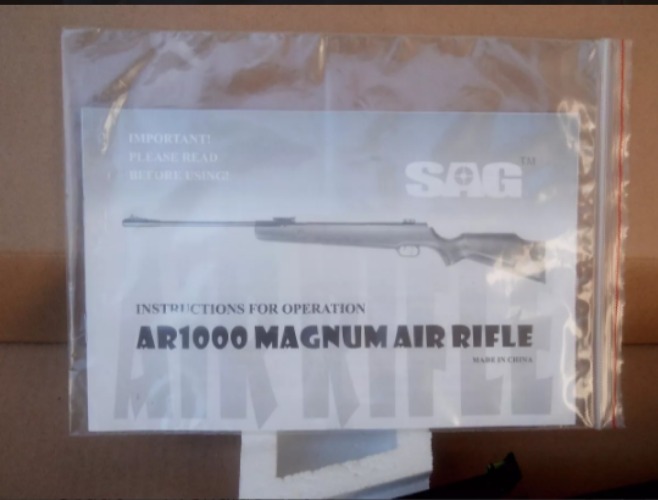 vendo rifle aire comprimido sag ar 1000 magnun cal 5.5