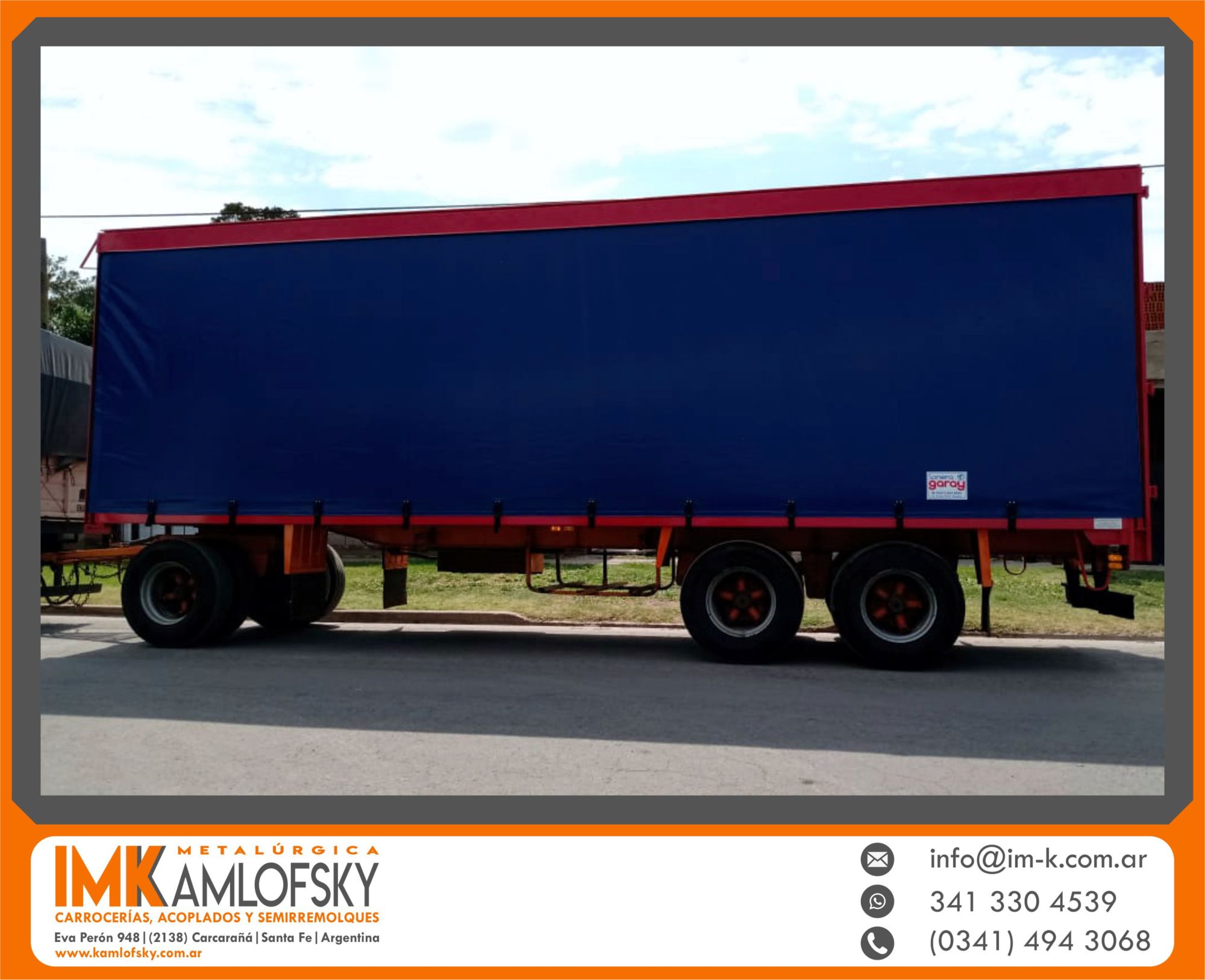 Acoplado Sider Metalúrgica Kamlofsky