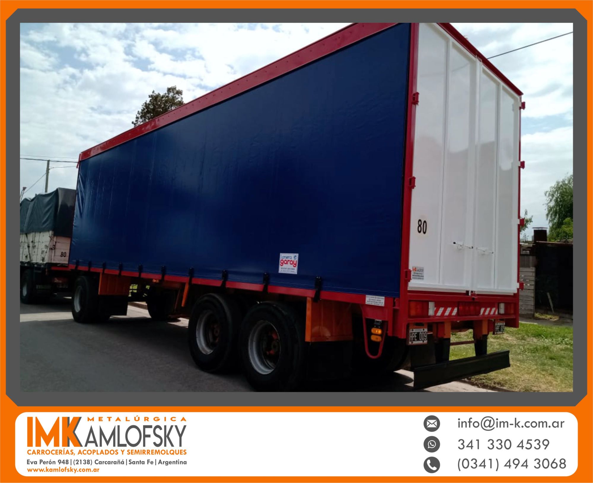 Acoplado Sider Metalúrgica Kamlofsky