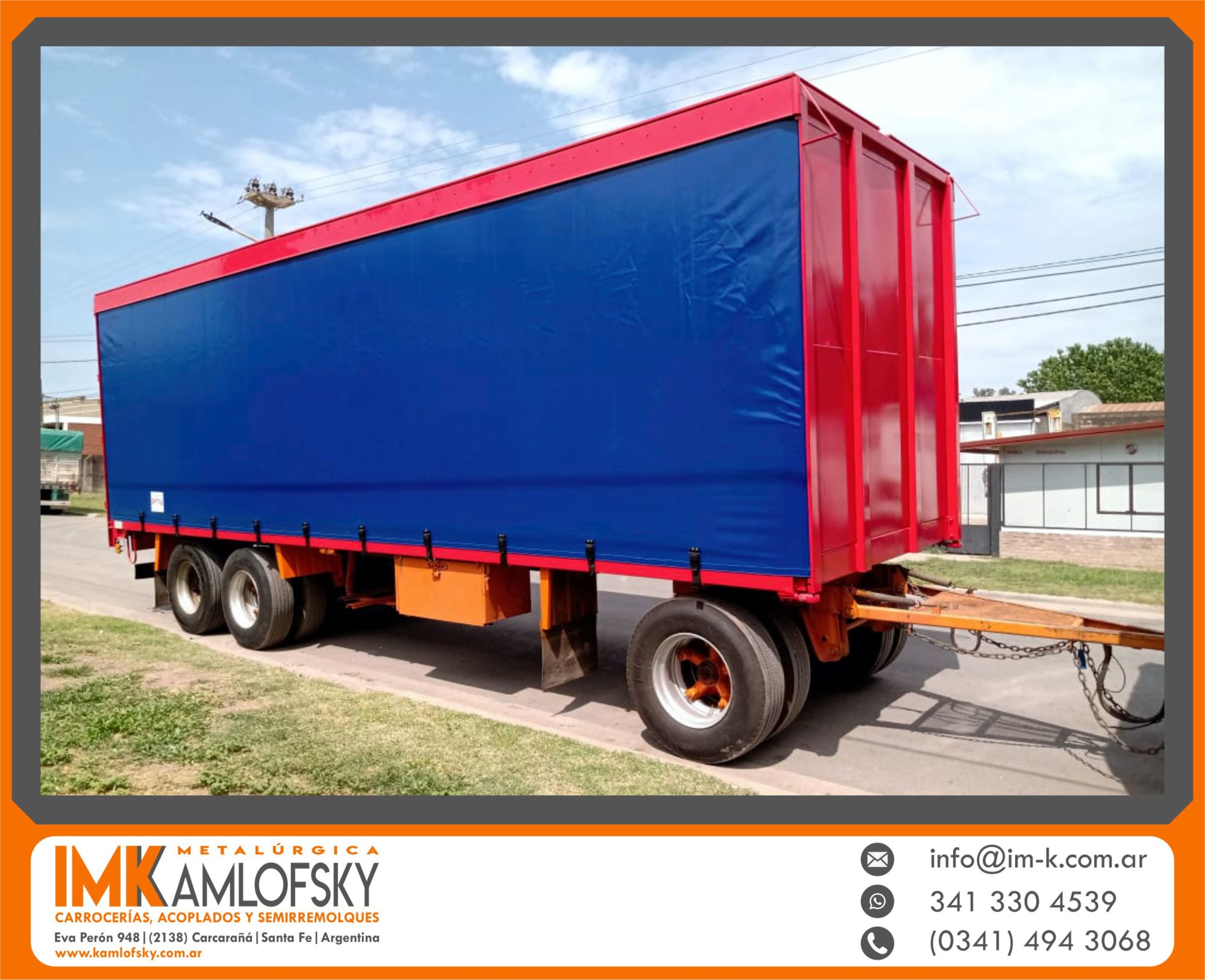 Acoplado Sider Metalúrgica Kamlofsky