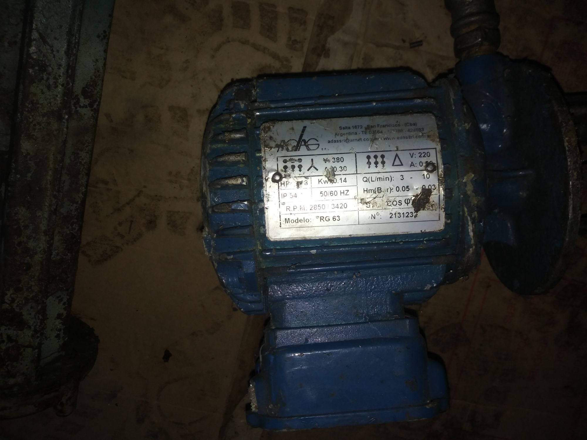 Bomba agua/ soplete/ agujereadora