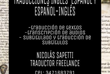 Traducción inglés-español español-inglés