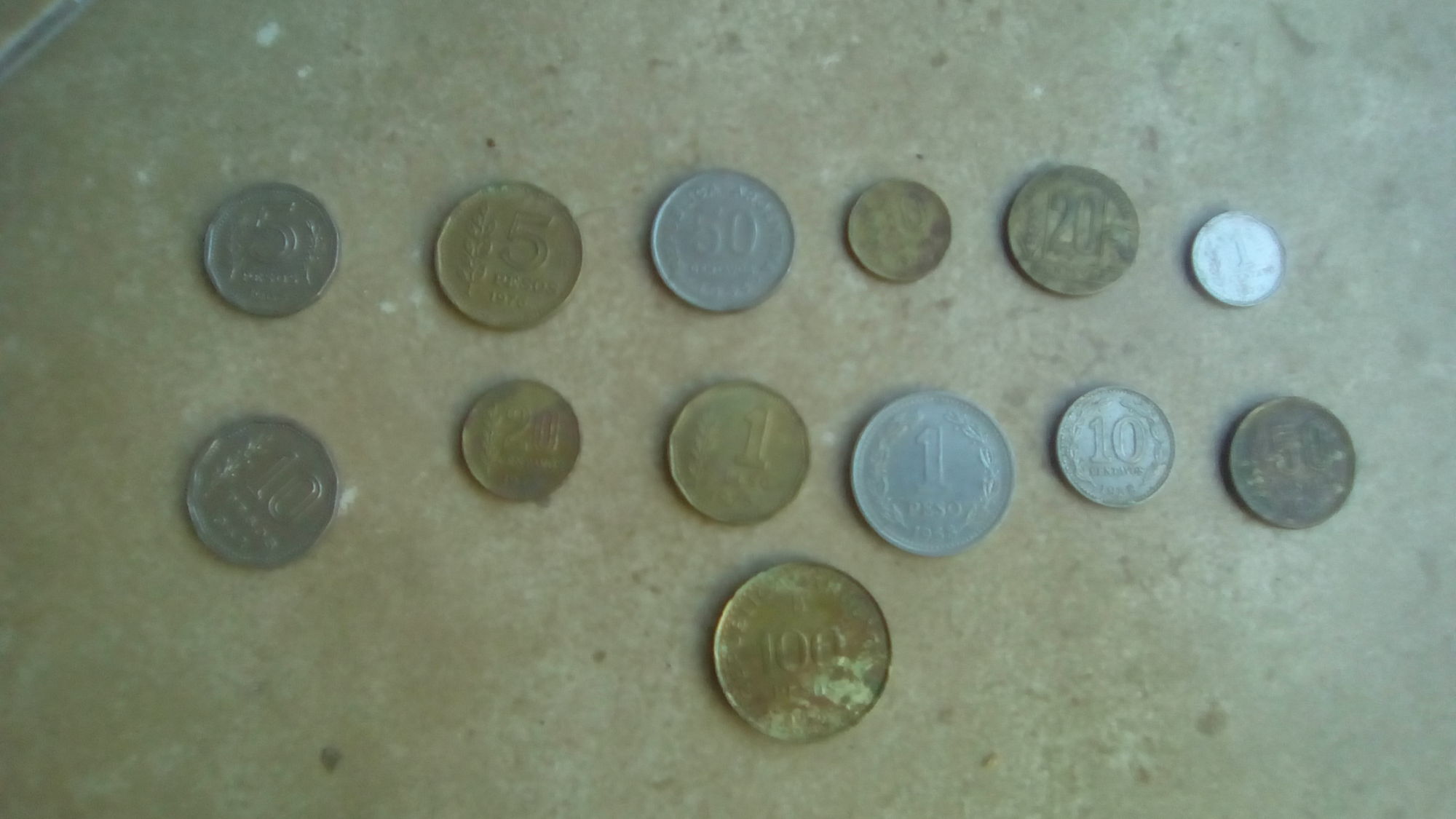lote de monedas antiguas