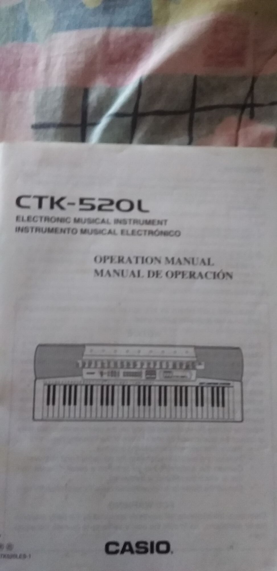órgano electrónico CASIO CTK – 520L