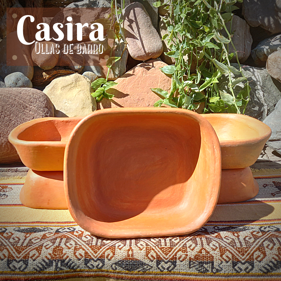 Cazuelas y fuentes de barro