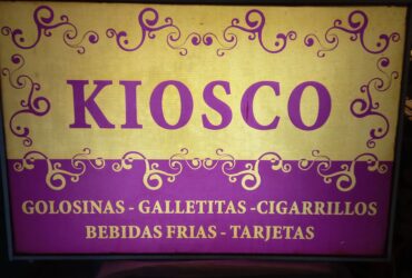 CARTEL LUMINOSO KIOSCO