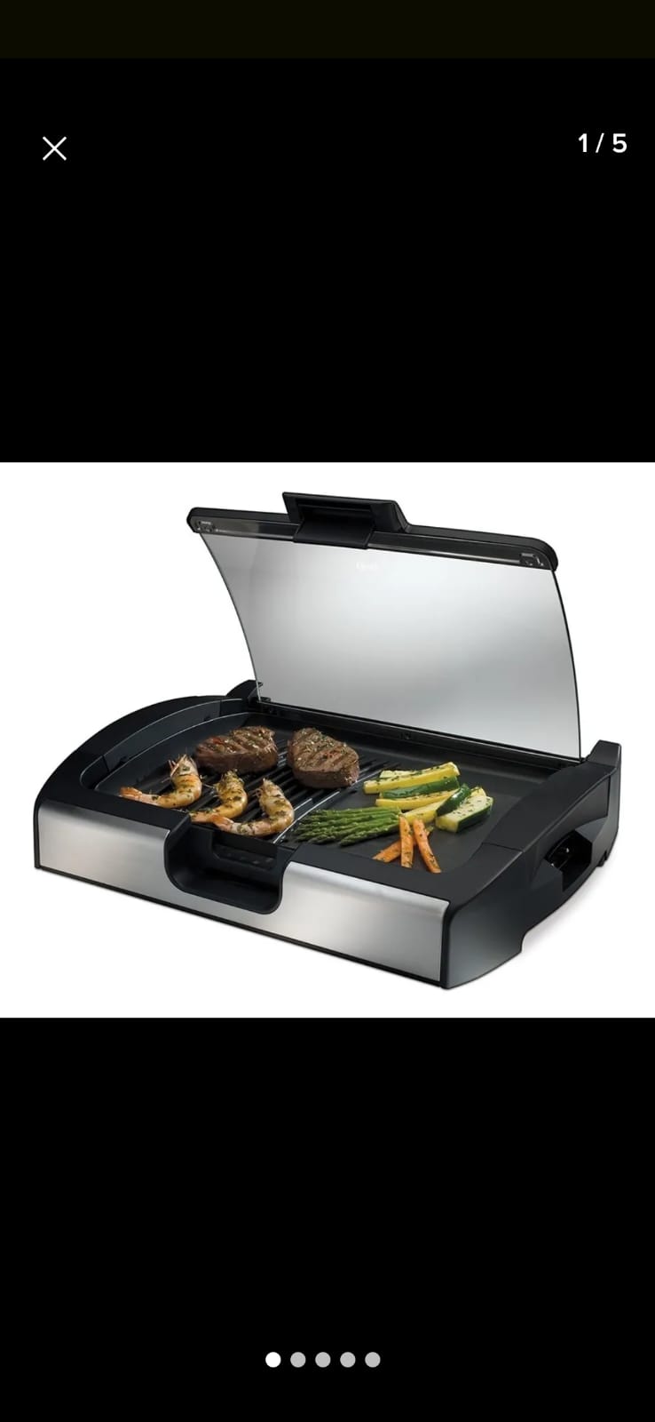 Parrilla eléctrica Oster